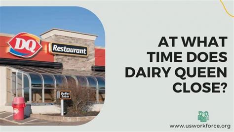 when does dairy queen close|More.